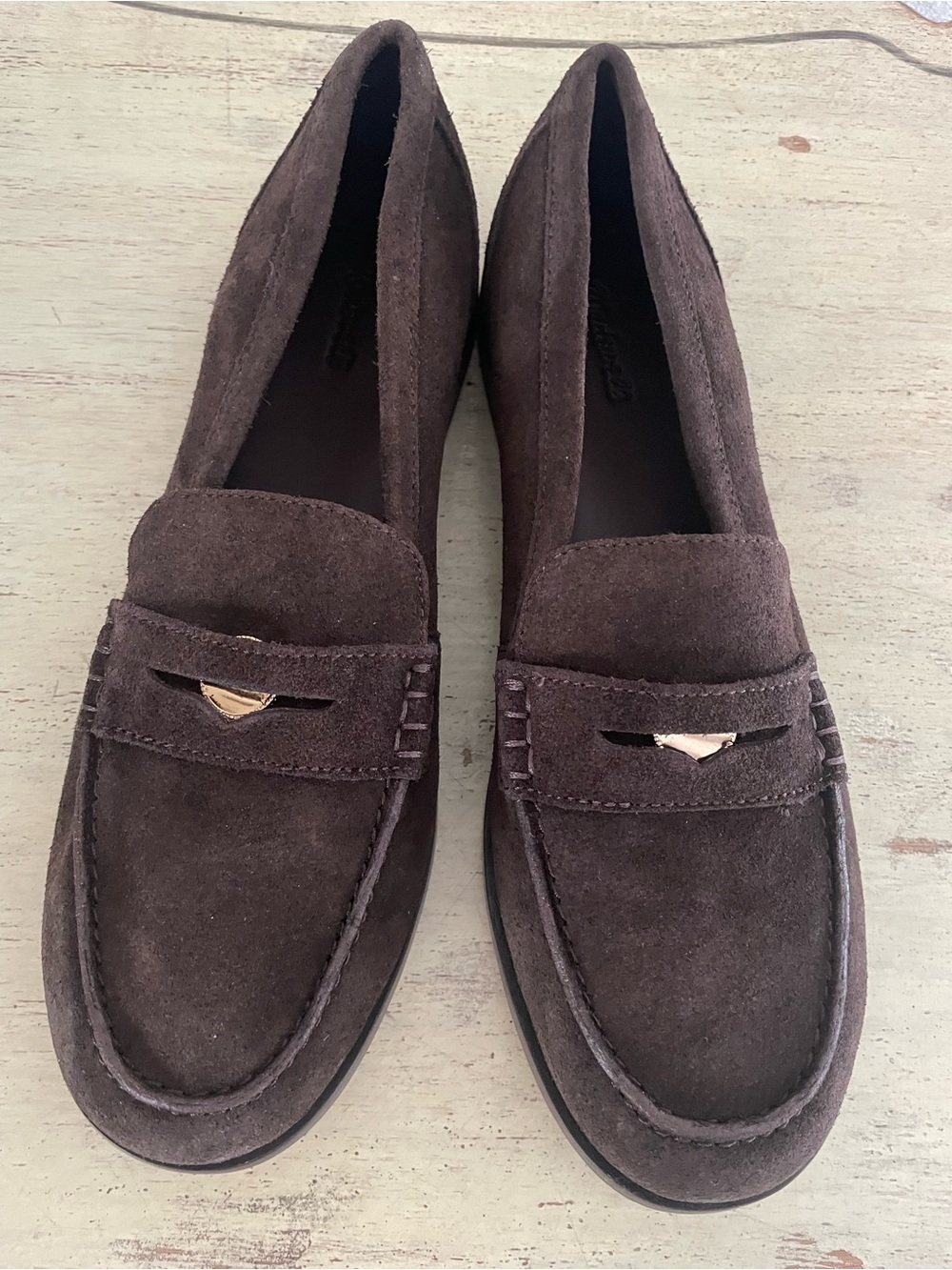 Madewell The Grayson Penny Loafer in Dark Carob Size 10 M NWOB $178 NX648 - Picture 6 of 11